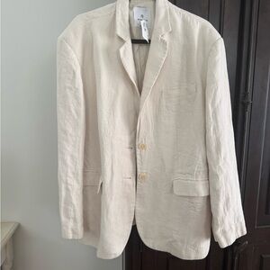 Anine Bing Cream Blazer